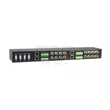 Приемопередатчик видеосигнала по витой паре пассивный 16-канальный SNR-B-P16V-R для монтажа в 19" стойку (неполная комплектация)